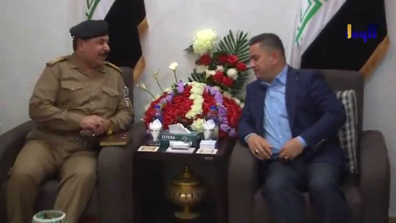 تلفزيون الوفاء - محافظ النجف الاشرف عدنان الزرفي يبحث مع وفد من وزارة الدفاع اخلاء معسكر النداء