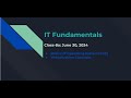 Class8a (OS & Virtualization Basics IT Fundamentals) - Jun30 2024