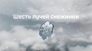 Шесть лучей снежинки