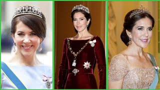 Princess Marry Inherited Royal Tiaras Collection #fashion