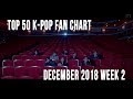 Top 50 K-Pop Songs Chart - December 2018 Week 2 Fan Chart