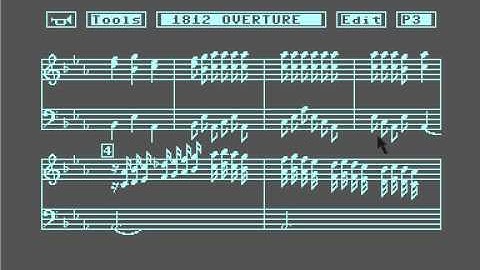 1812 Overture Music Shop Commodore 64