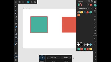 Color Picker (Eye Dropper) Tool in Affinity Designer for iPad