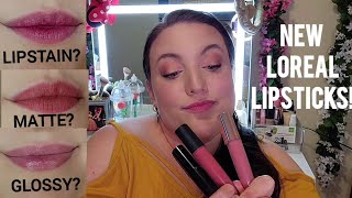 NEW LOREAL LIPSTICKS! Which one is right for you? Wear test, price breakdown, and more!