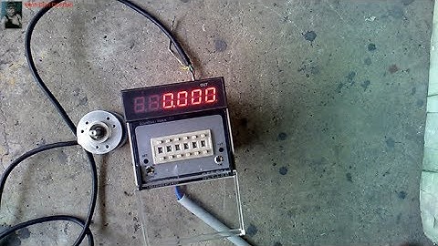 hướng dẫn đấu encoder và cài đặt counter/timer GF7-P61 | Kênh Điện Độc Đáo - Trần Chiến