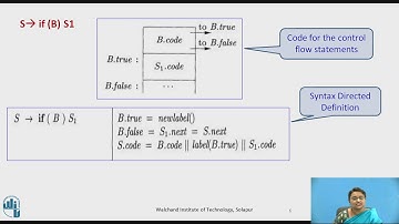 Compiler Construction-Three Address Code for Boolean Expression flow of control