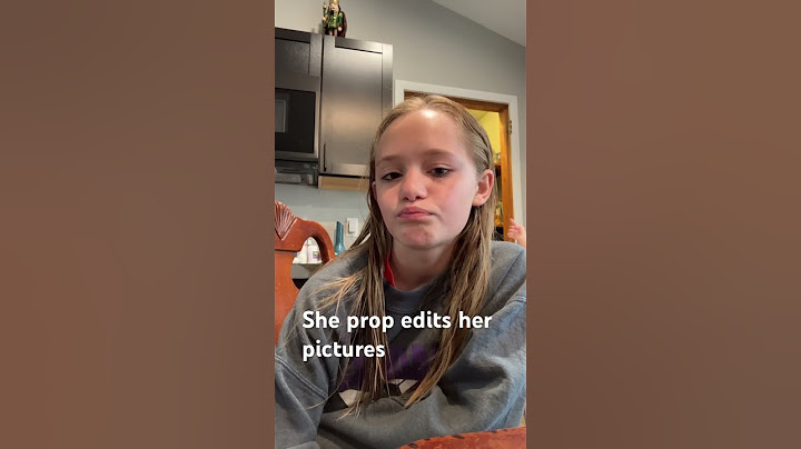 POV…She edits her pictures