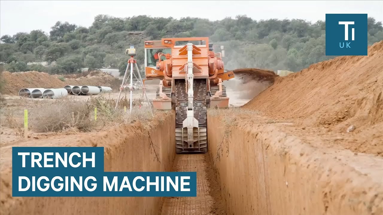 Monster Machine Can Dig Trenches In Seconds