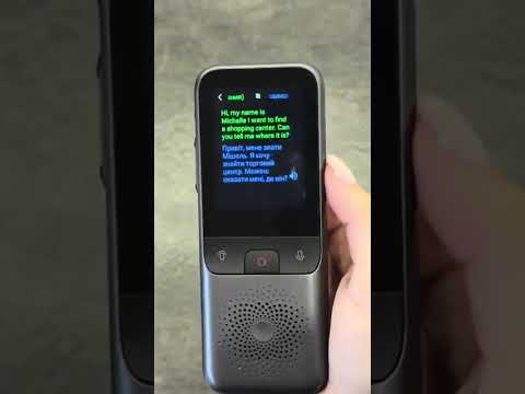 Електронний перекладач голосовий портативний офлайн Wi-Fi 138 мов фото туристичний багатомовний автономний дорожній  швидкий, видео 1