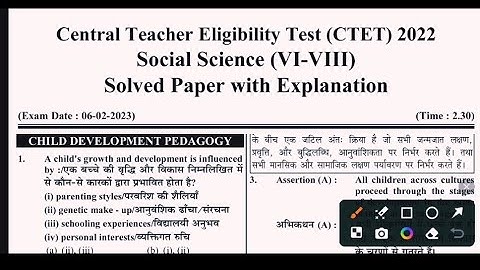 CTET Previous Year question paper।Solved CTET Paper 2023।English padadogy junior level pyq July 2025