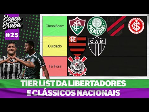 🔴 Brasileirão e Tier List da Libertadores -  Banca Braba #25