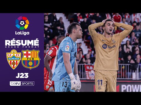 Résumé : Le Barça chute chez le 19ème de Liga, Almeria