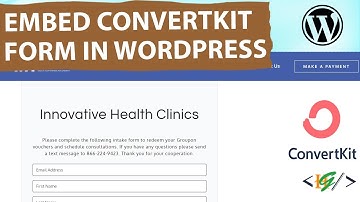 How to Embed ConvertKit Form in WordPress using Form Code