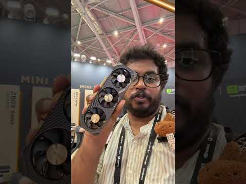 The Smallest NVIDIA RTX 5060 GPU by Zotac! #computex #gaming #rtx #gpu