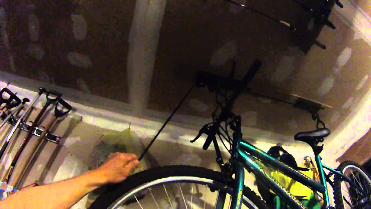 bike hoist install YouTube