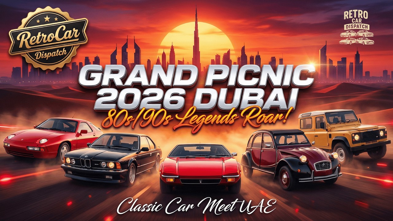 Retro Car Dispatch visits Grand Picnic 2026 Dubai! 🚗✨