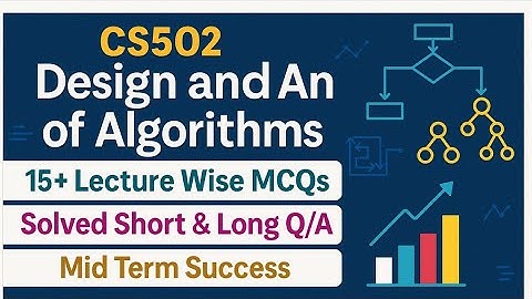 🔥 CS502 Design & Analysis of Algorithms | Solved MCQs + Q/A | Mid Term Success Guide 2025