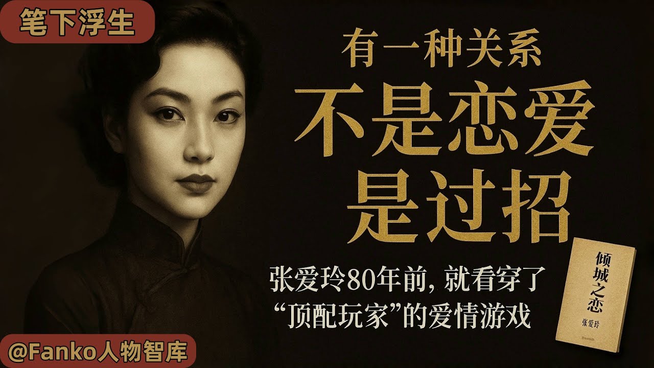 張愛玲《傾城之戀》深度解讀：從白流蘇與范柳原的愛情博弈，看懂現代男女的生存算計與人間清醒