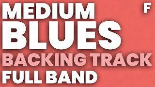 Blues In F Classic Jazz Backing Track Swing 120 Bpm Sticks - Full Band