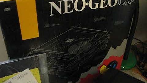 NEO GEO CD FRONT LOADING CONSOLE 100% WORKING! Video for user clarinettedu78
