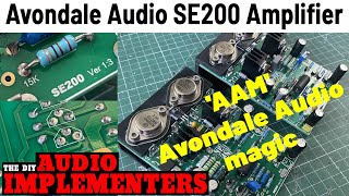 The Avondale Audio SE200 power amplifier modules.