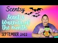 Scentsy Scent &amp; Warmer of the Month for September 2022