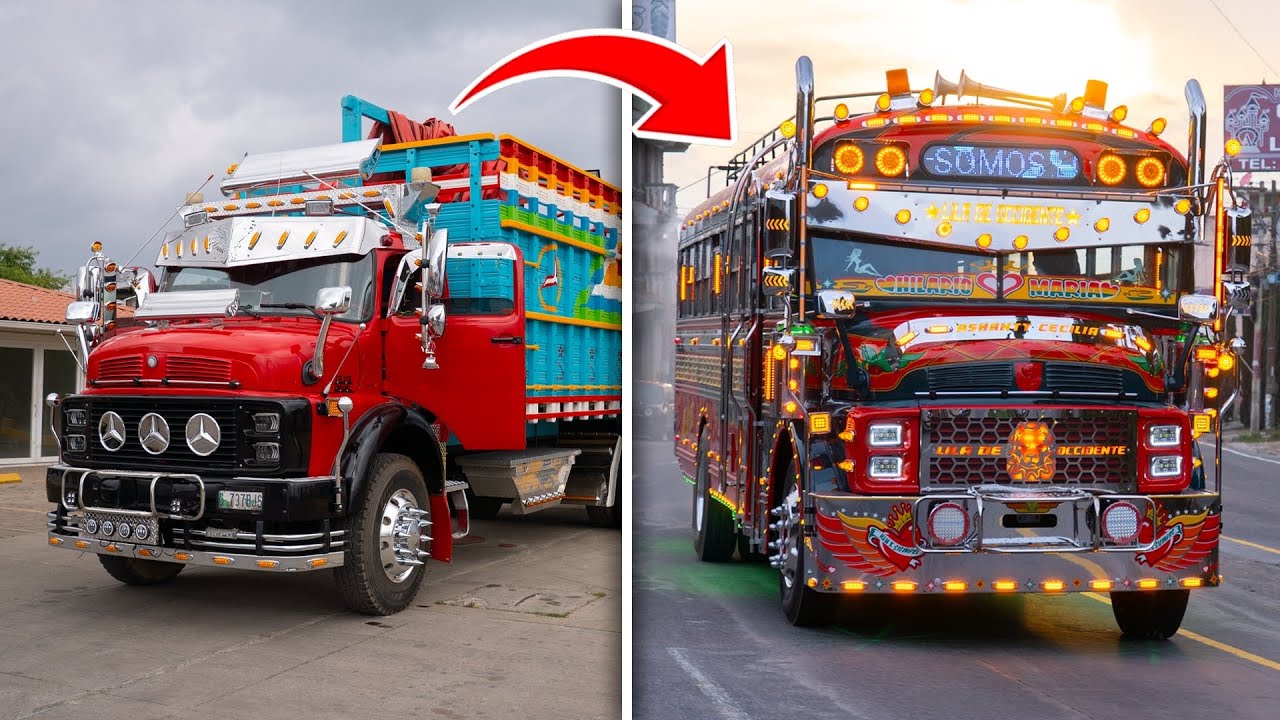 EL ÚNICO CAMIÓN CONVERTIDO EN BUS DE CENTRO AMÉRICA
