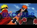 Naruto vs Pain - Excuses | Ap Dhillon