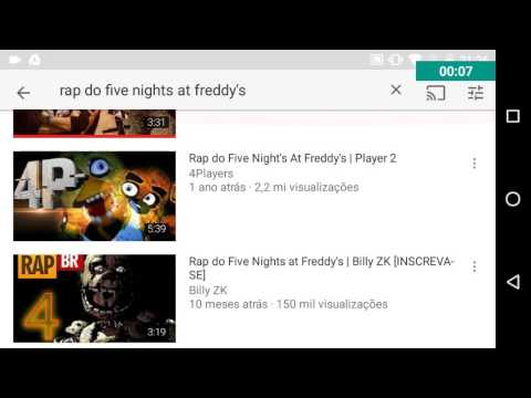 REACT DO RAP DO TAUZ : FIVE NIGHTS AT FREDDY'S!!