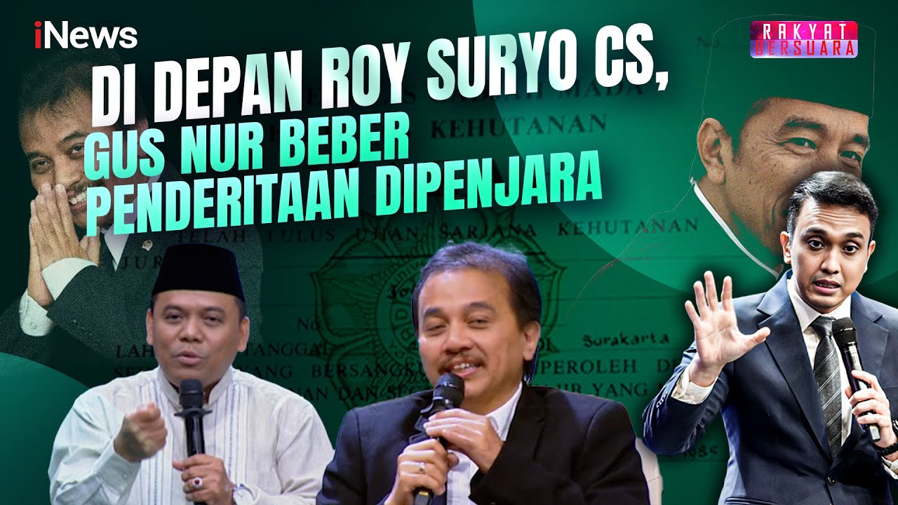 Gus Nur Beber Menderita Dipenjara Karena Ijazah Jokowi, Roy Suryo CS Jadi Gentar? | Rakyat Bersuara