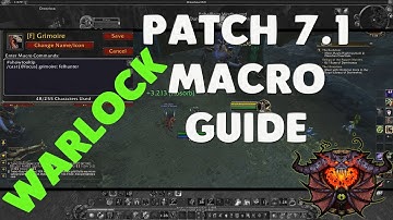 WoW | Warlock PvP Macro Guide for Legion patch 7.1