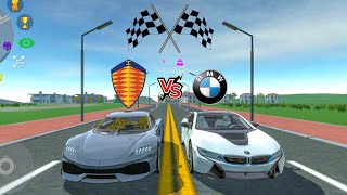 Car Simulator 2 | Koenigsegg VS BMW | Gemera VS i8 | Race & Top Speed | Car Games Android Gameplay screenshot 5