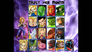 DBZ vs Marvel Character Select Screen