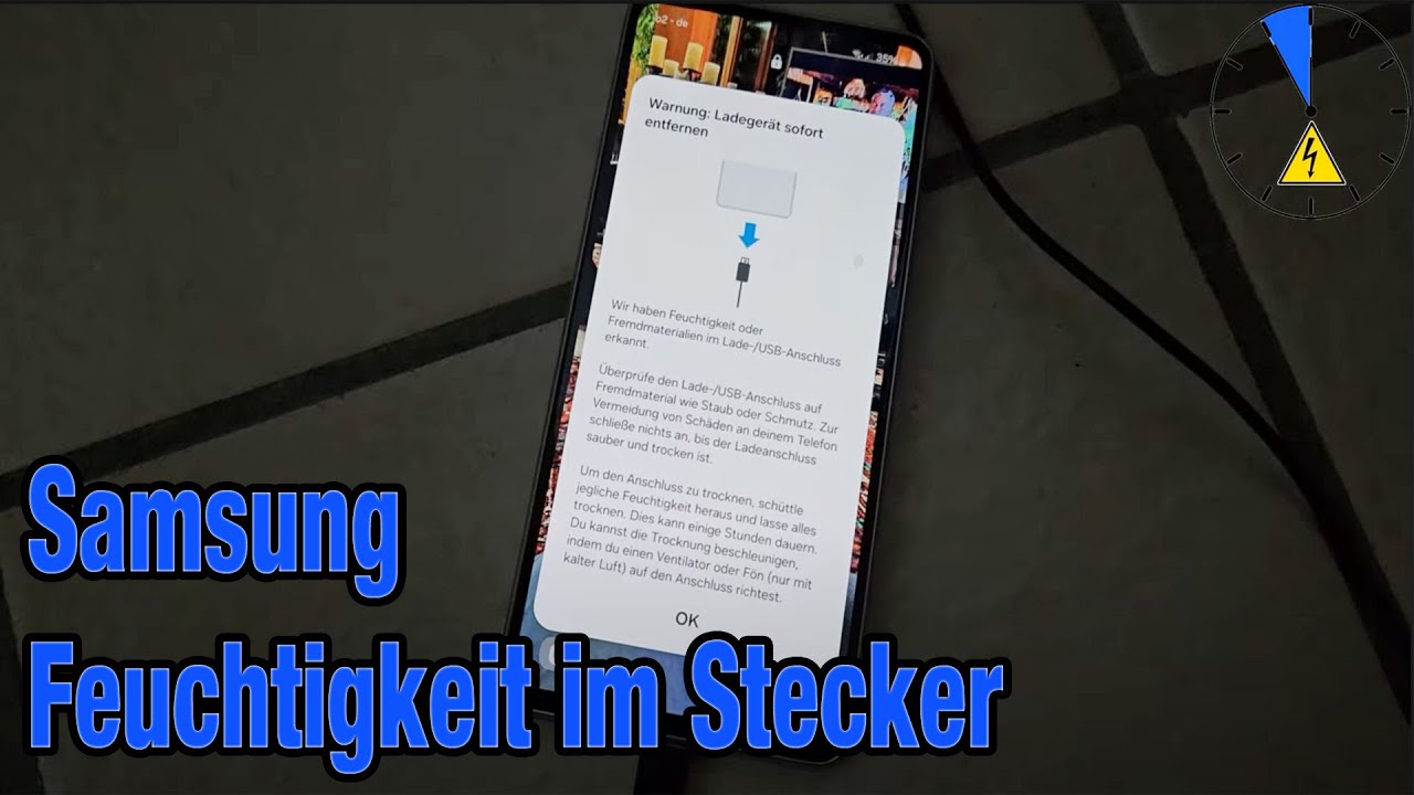 Samsung Galaxy S7 Lädt Nicht Wegen Feuchtigkeit