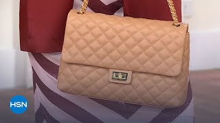 Download Lagu G by Giuliana Black Label Grande Lamb Leather Crossbody | HSN MP3