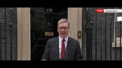 Keir Starmer's full first speech as Prime Minister