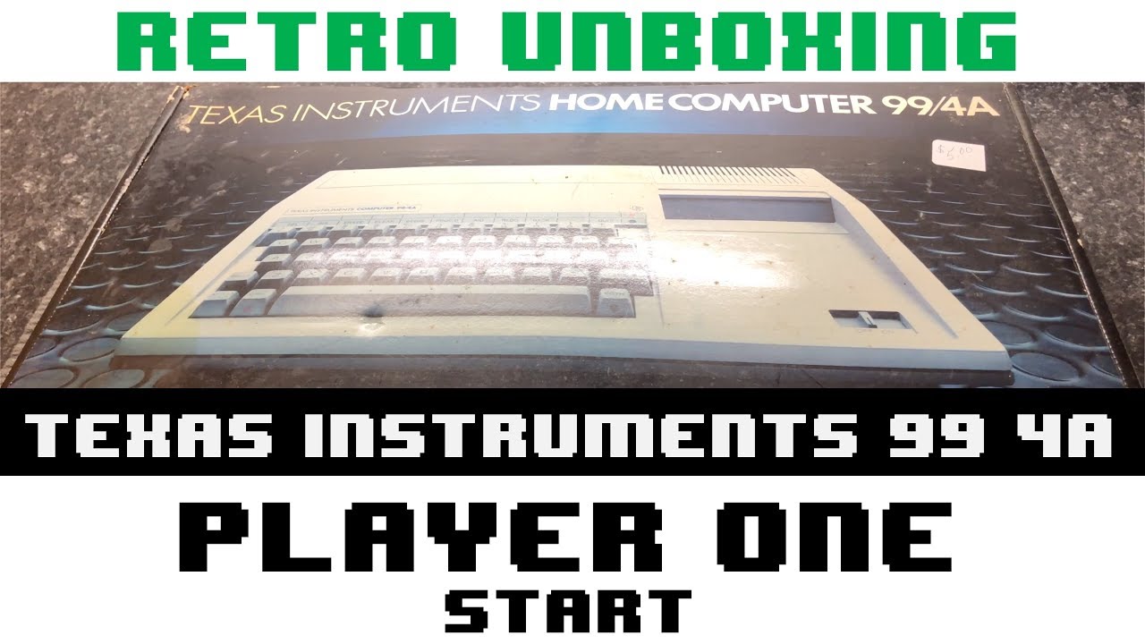 TI 99/4A Computer Retro Unboxing - Player One Start - YouTube