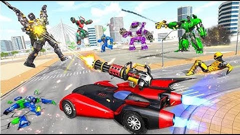 New Flying Bat Robot Bike Part-3 | Rescue City Flying Bat Robot Android GamePlay | By Game Crazy