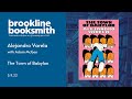 Live at Brookline Booksmith! Alejandro Varela with Adam McGee: The Town of Babylon