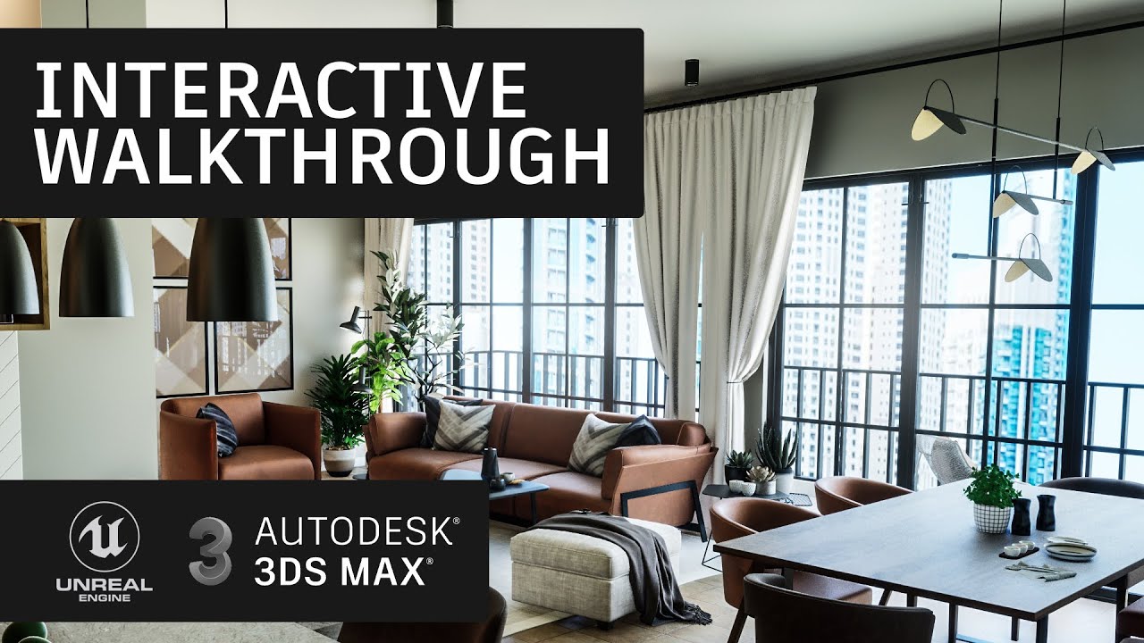 Apartment Interactive Walkthrough - Unreal Engine - YouTube