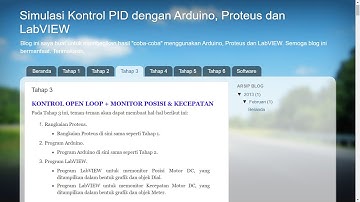 Kontrol PID pada Motor DC Enkoder: Simulasinya menggunakan LabVIEW, Arduino dan Proteus (Bag. 3)