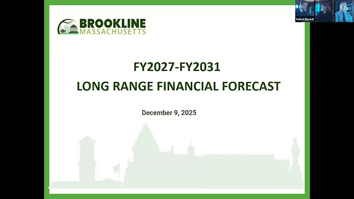 Select Board Meeting - December 9, 2025