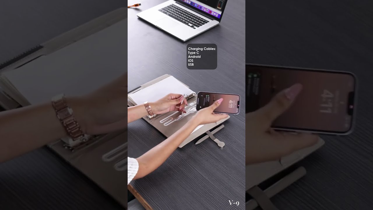 Smart Notebook with Powerbank & Wireless Charging!  | 