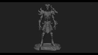 Skeleton Warrior Turntable
