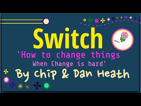 'Switch' How To Change Things when Change is hard by Chip and Dan Heath: Animated Summary
