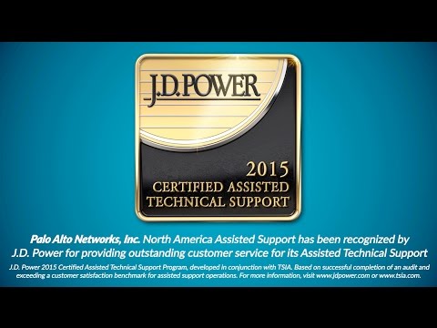 Palo Alto Networks Recognized by J.D. Power and TSIA for Exceptional Support Service