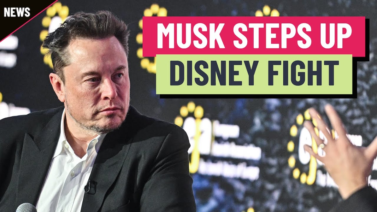 Elon Musk is stepping up his fight with Disney