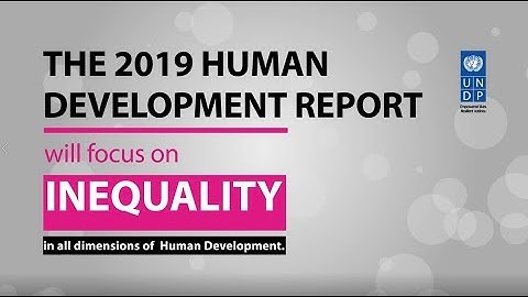 Human Development Report 2019 Intro Teaser
