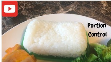 Portion Control// How to make rice//One serving size