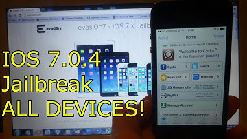 IOS 7.0.4 Jailbreak+Cydia Install,Unthethered ALL DEVICES!
